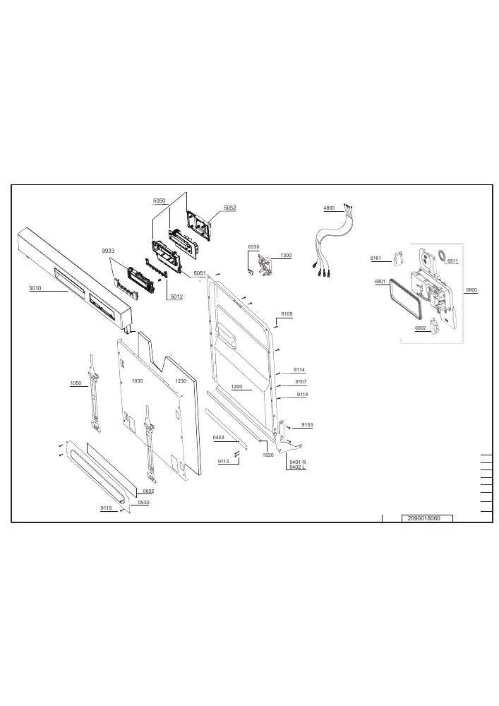 Vue éclatée BEKO DFN26320W 7688657342