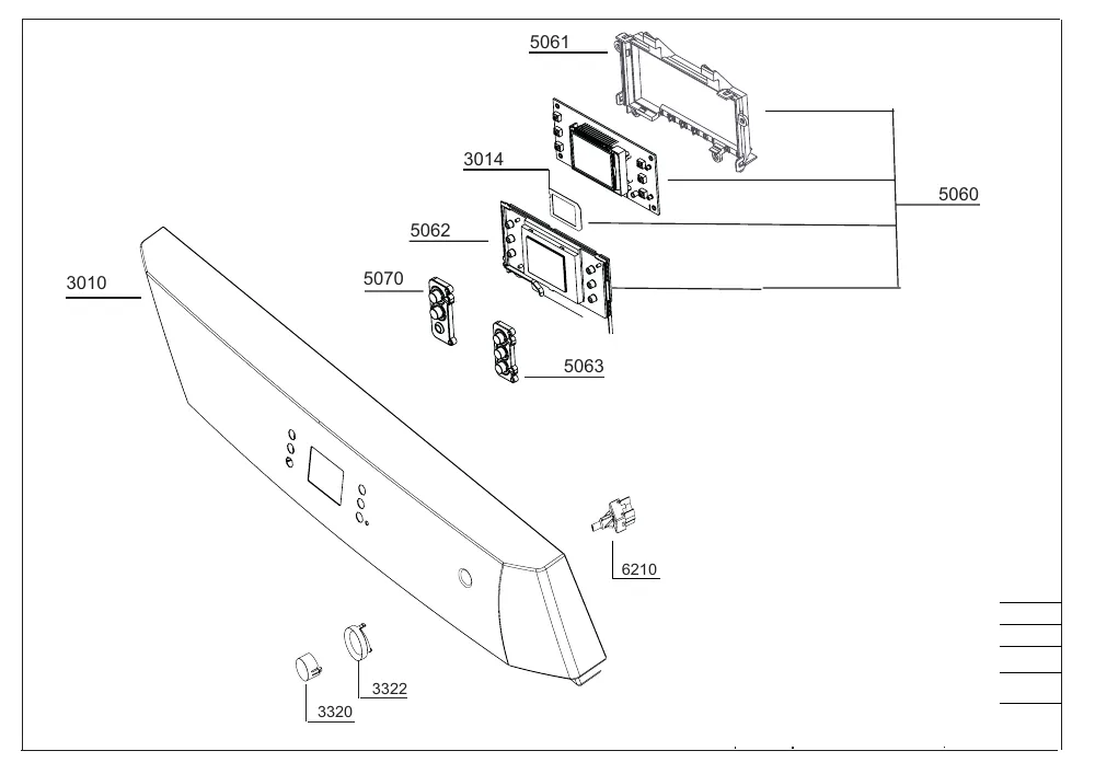 Vue éclatée BEKO DSN6834S 7622947342
