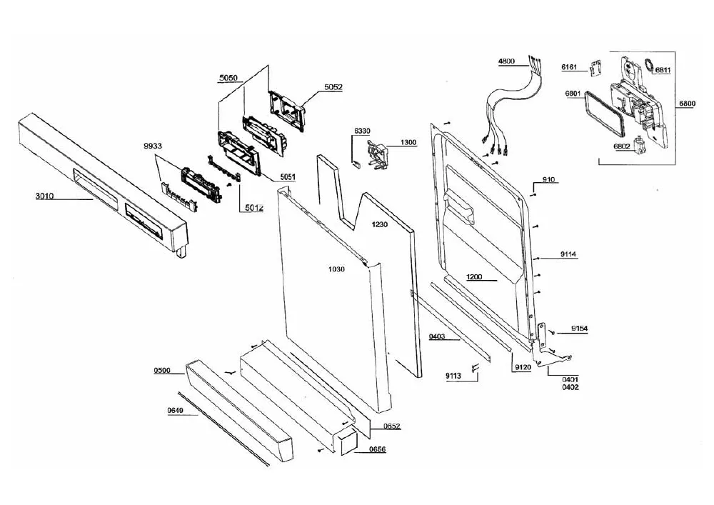 Vue éclatée BEKO SDFN15310W 7602057342