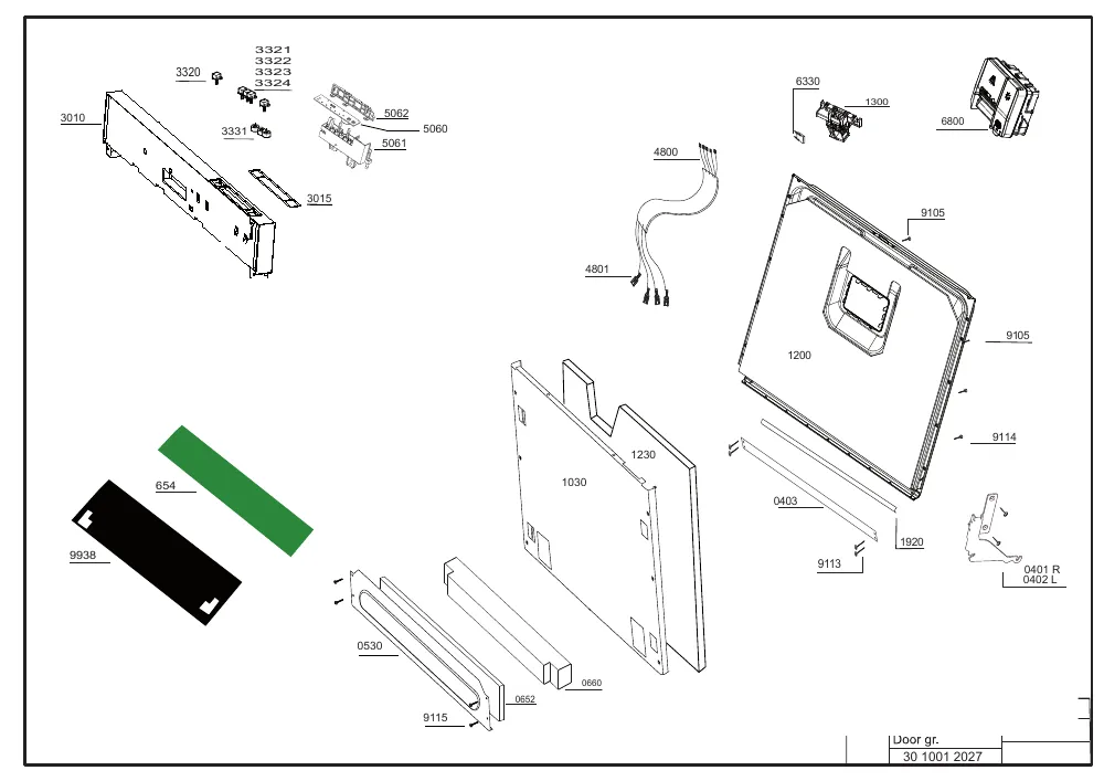Vue éclatée BEKO LVI66F 7668167377