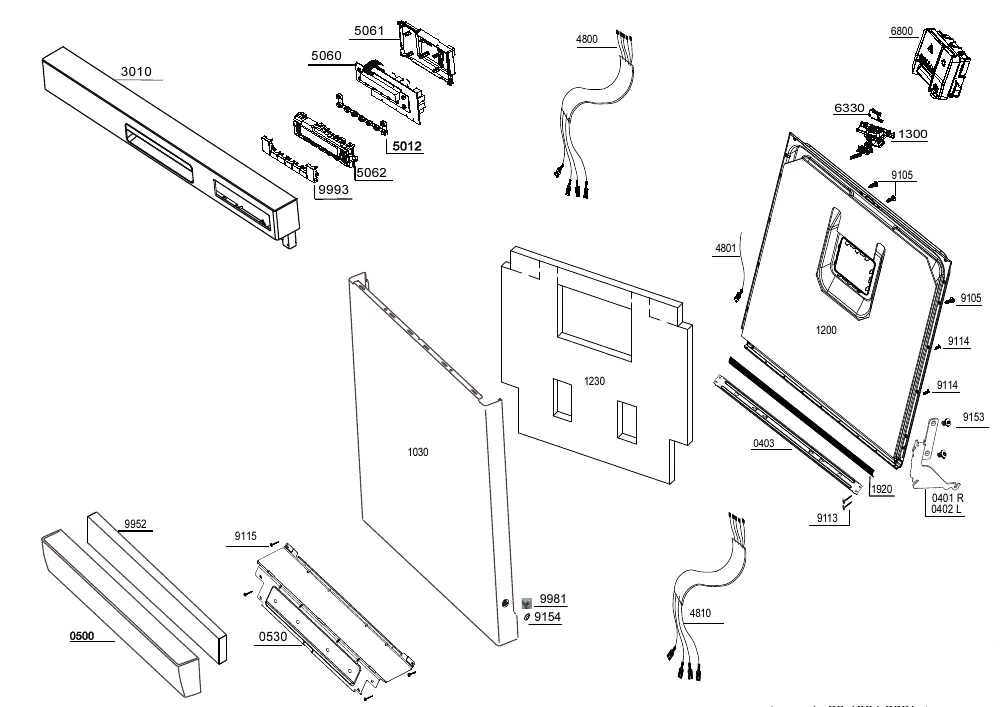 Vue éclatée BEKO LAP65B2 7691767377