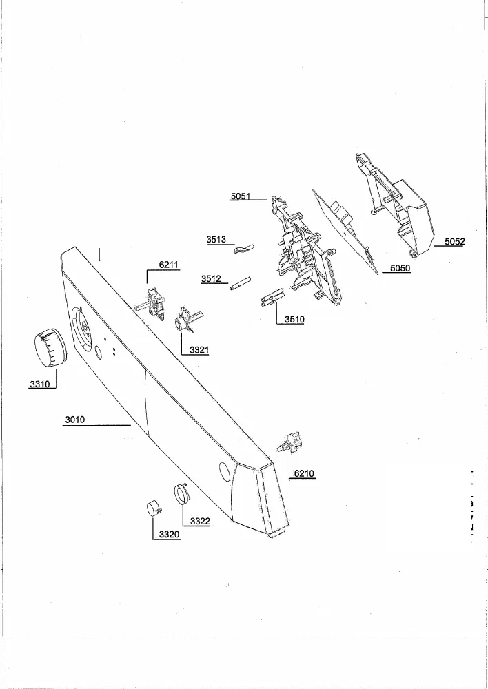 Vue éclatée BEKO DFN1422 7699047353 MVAB060Z00