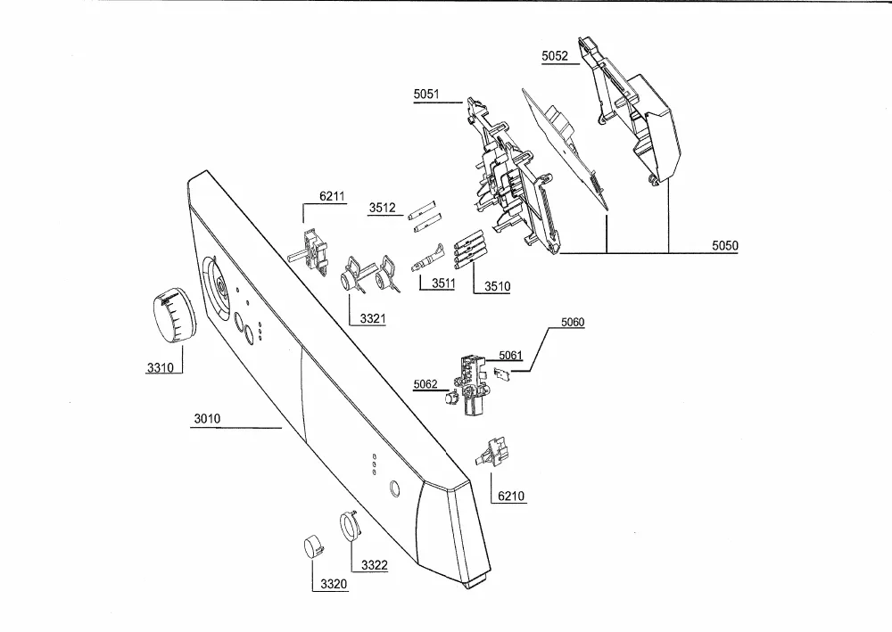 Vue éclatée BEKO DFN1435B 7672937353