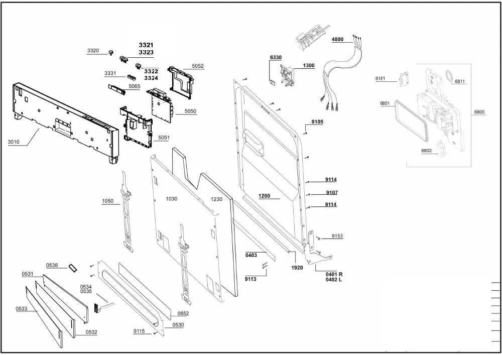 Vue éclatée BEKO LVI62F 7638057342