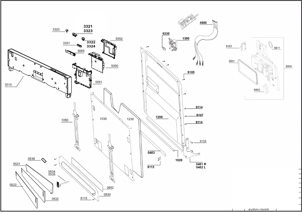 Vue éclatée BEKO LVI61F 7666357342