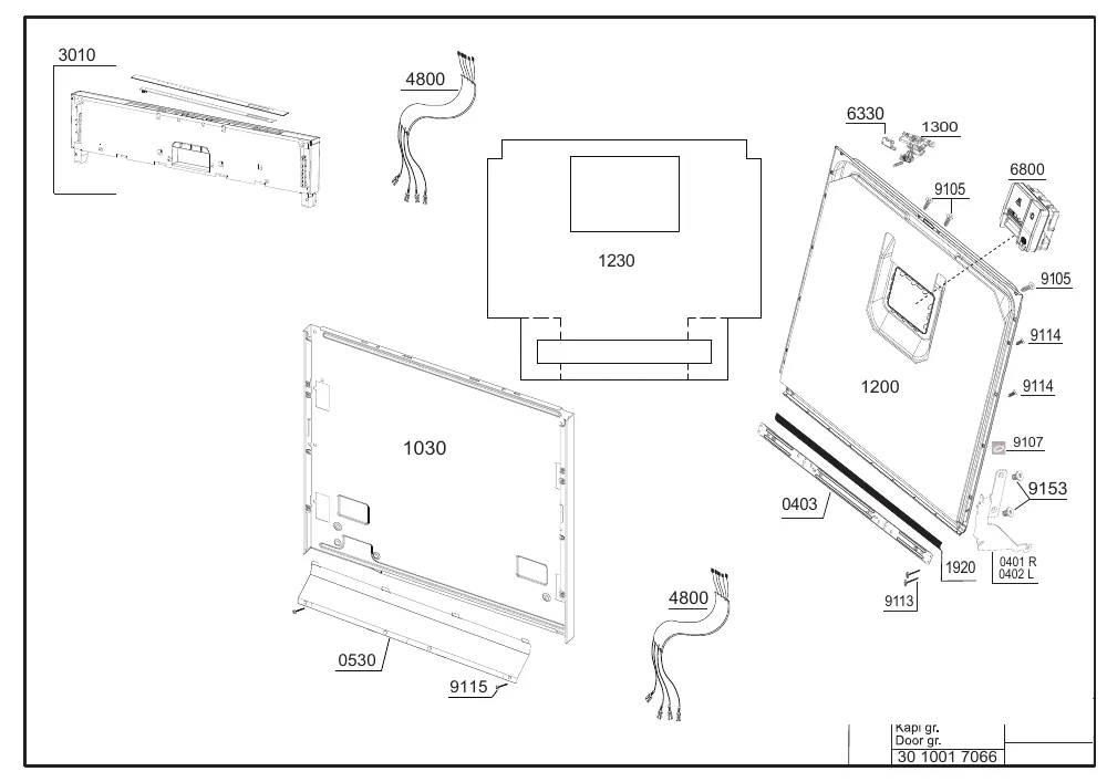 Vue éclatée BEKO BLVI73F 7628107377