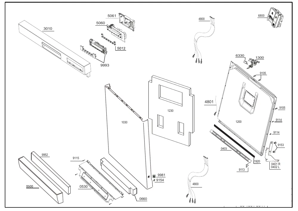 Vue éclatée BEKO DFS28120S 7639467335