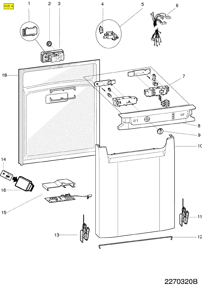 Vue éclatée HOTPOINT-ARISTON LKF7114EFR 74972