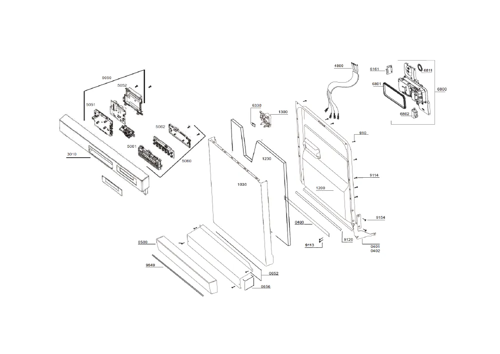 Vue éclatée BEKO DDFN38420S 7601557342