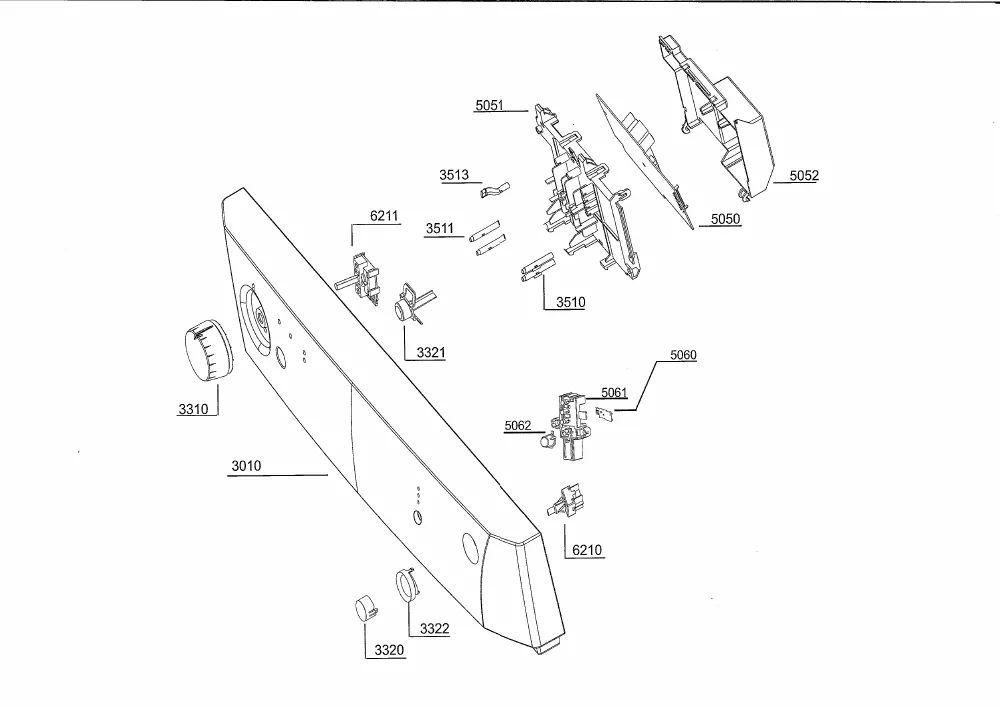Vue éclatée BEKO DFN2500 7661187353