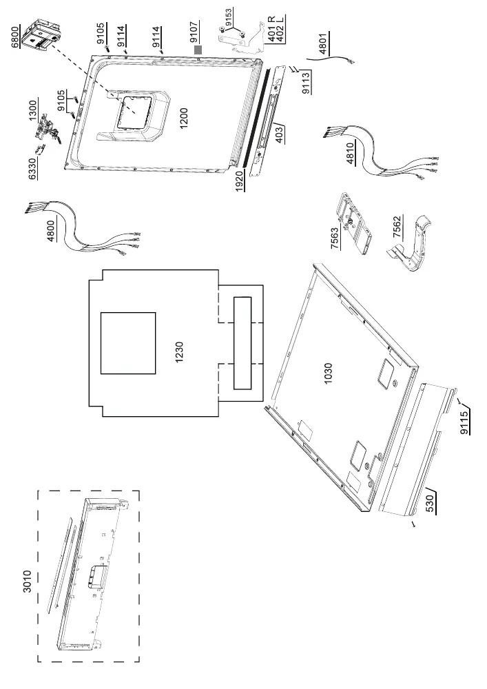 Vue éclatée BEKO LVI42F 7601307335