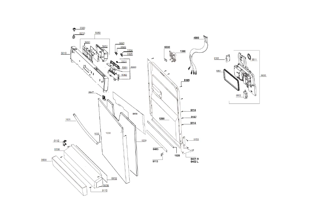 Vue éclatée BEKO DFGN5833B 7683537342