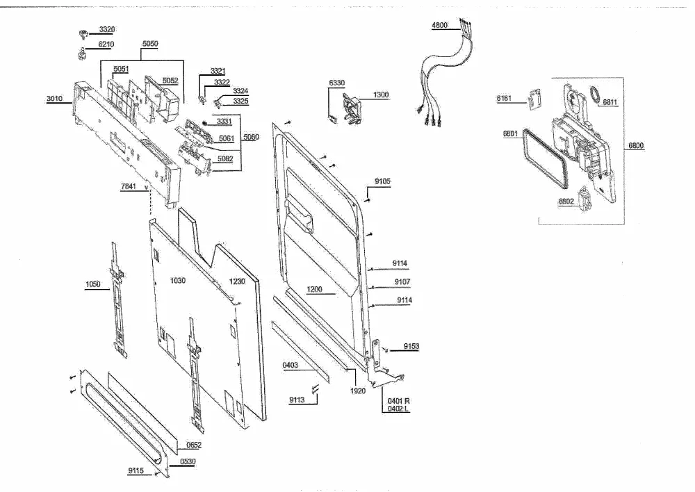 Vue éclatée BEKO D8835FD 7695437342