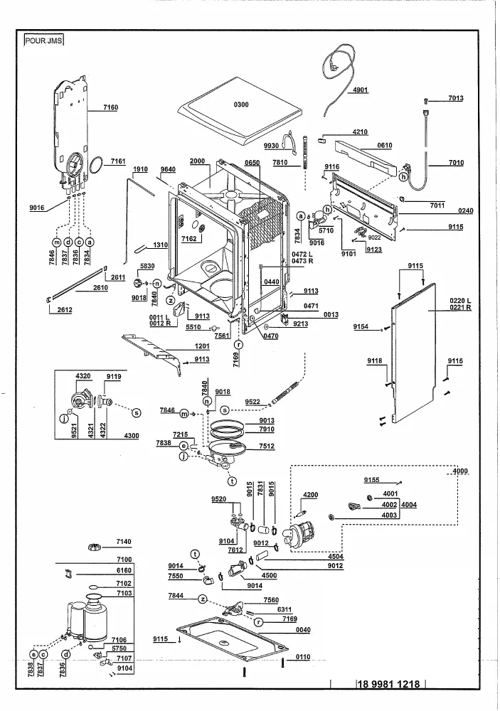 Vue éclatée BEKO LV5420