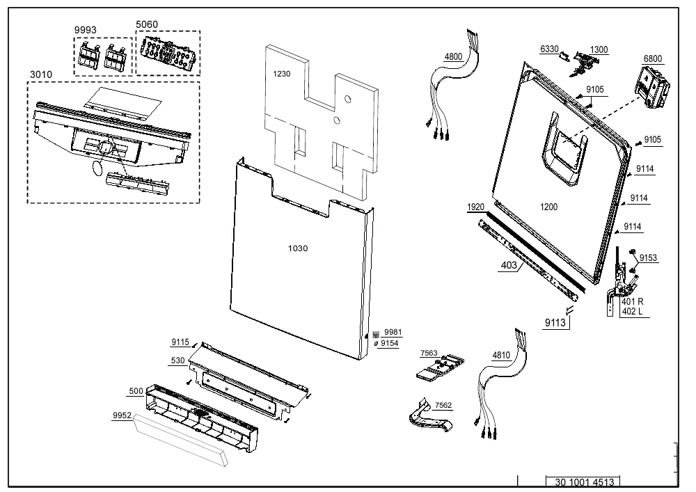 Vue éclatée BEKO BDFN26421W 7667107377