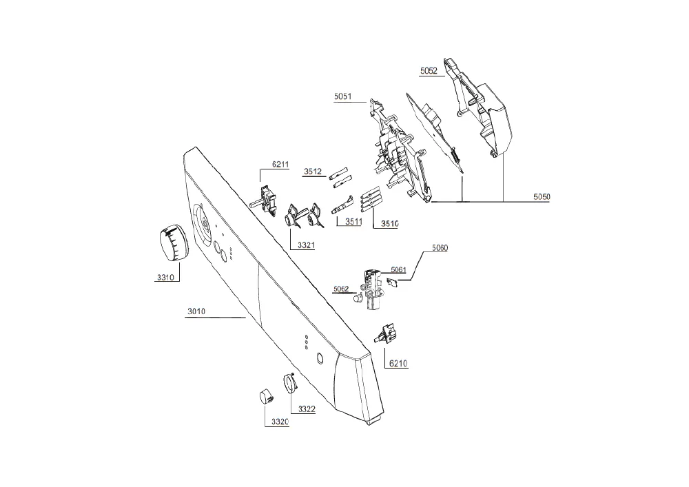 Vue éclatée BEKO DFN1535S 7694337353