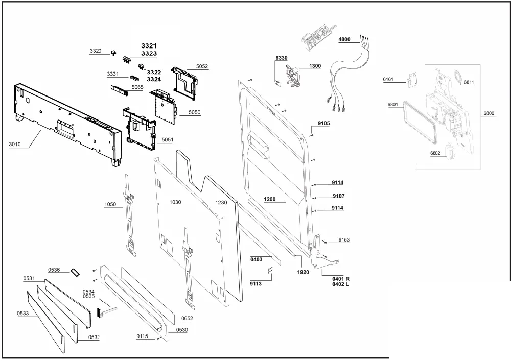 Vue éclatée BEKO LVI63F 7650057342