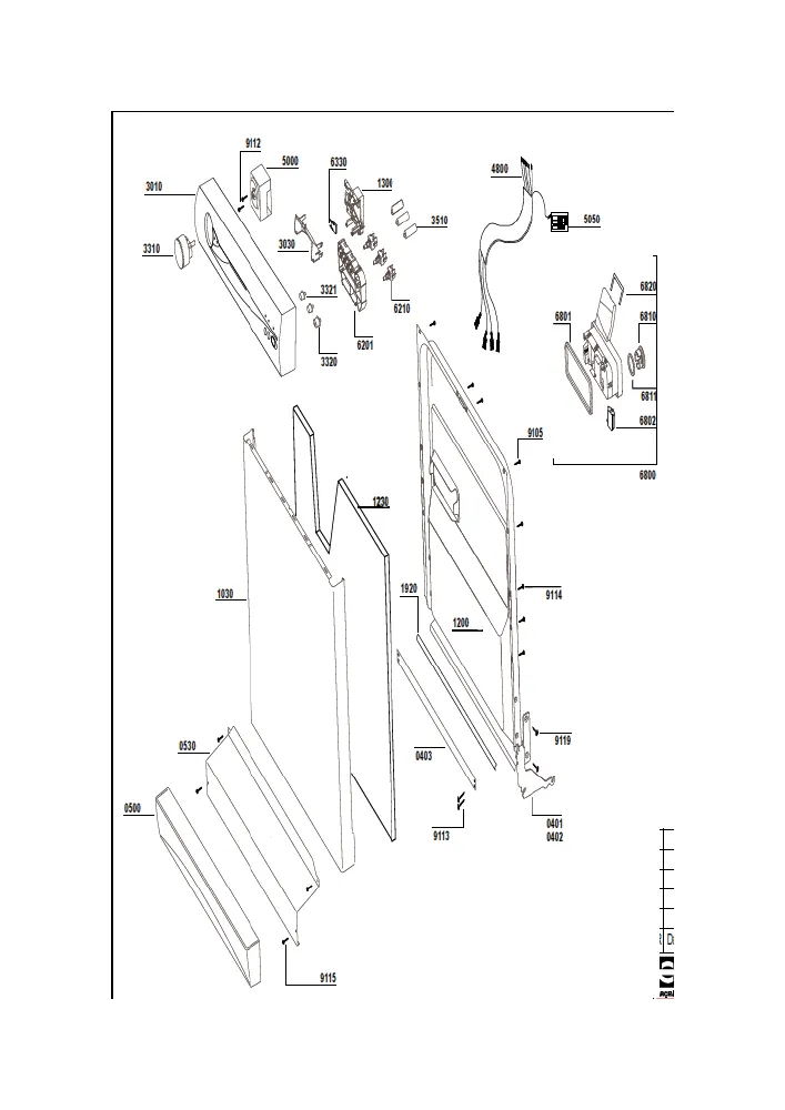 Vue éclatée BEKO LV3507A 6263873000