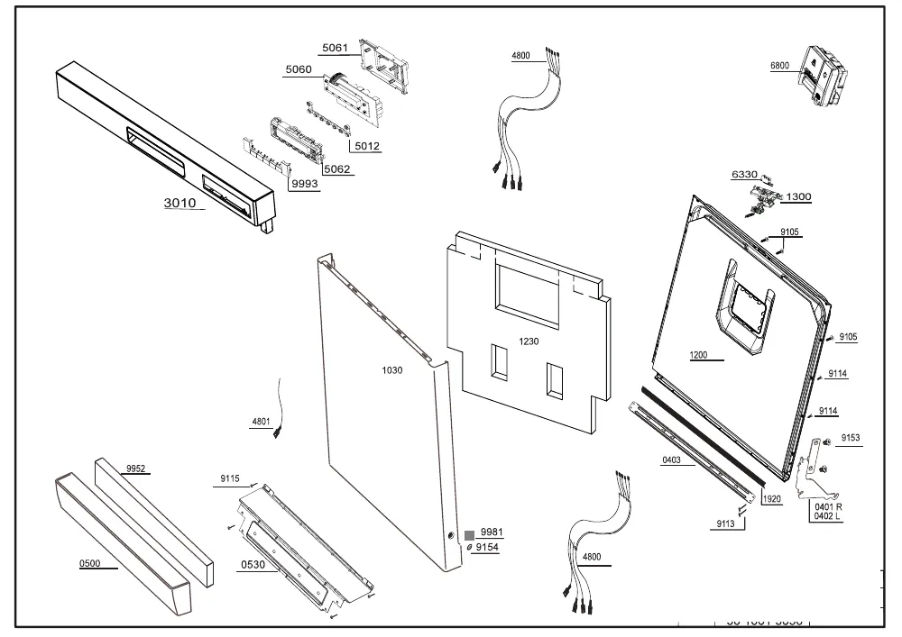 Vue éclatée BEKO LVP1372S 7691367377