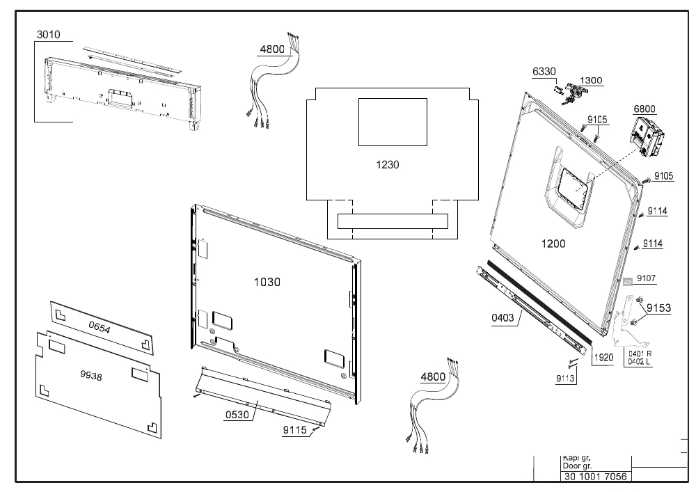 Vue éclatée BEKO BDI16B42 7671757377
