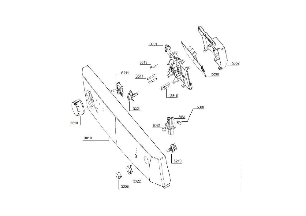 Vue éclatée BEKO DFN1522 7687547353