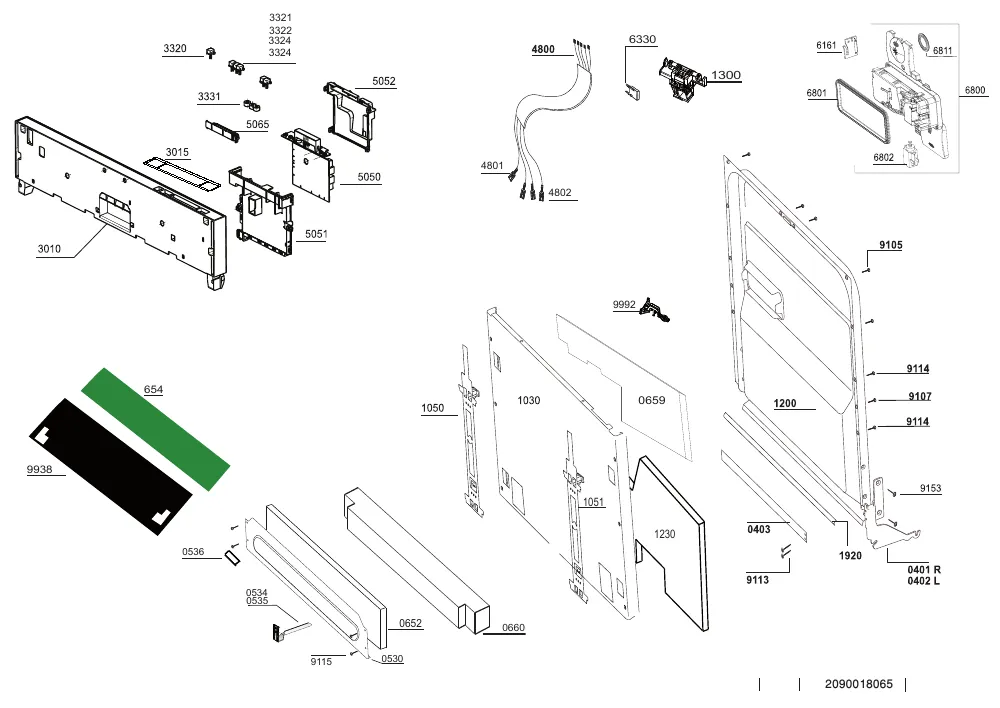 Vue éclatée BEKO PDIN15310 7610857342