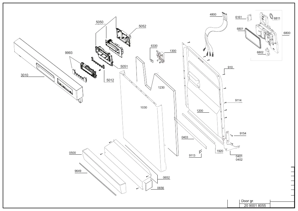 Vue éclatée BEKO SDFN15310S 7614557342
