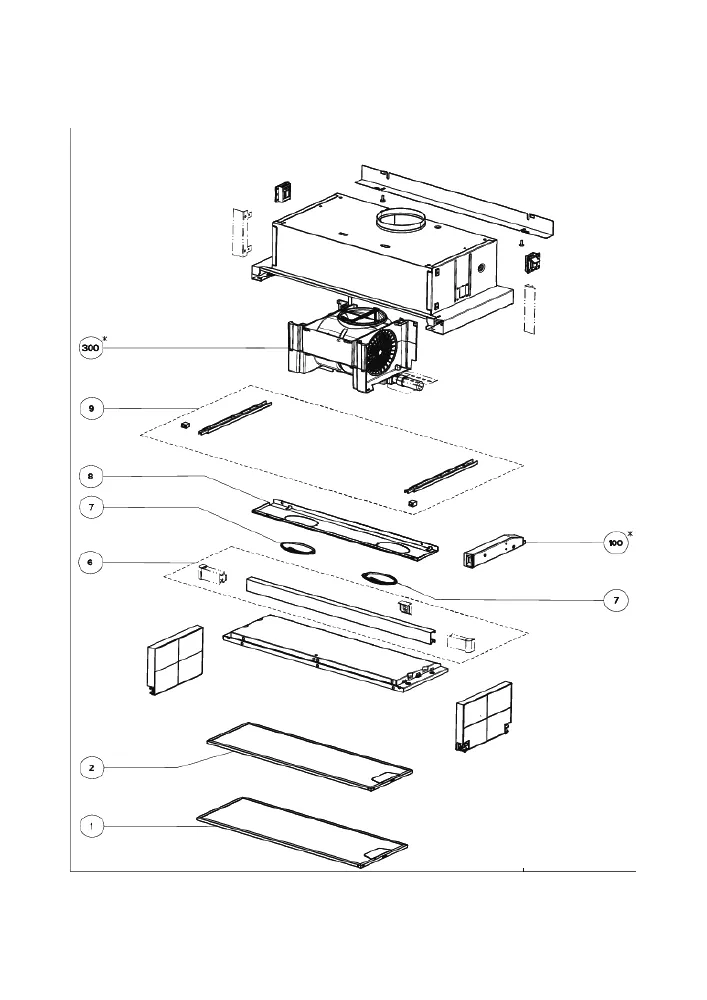 Vue éclatée BEKO CTB6407XH 8851503200