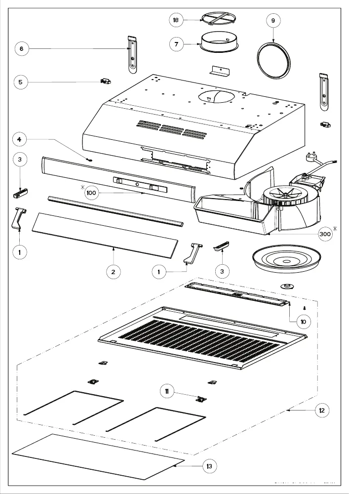 Vue éclatée BEKO CFB6432XG 8906530220