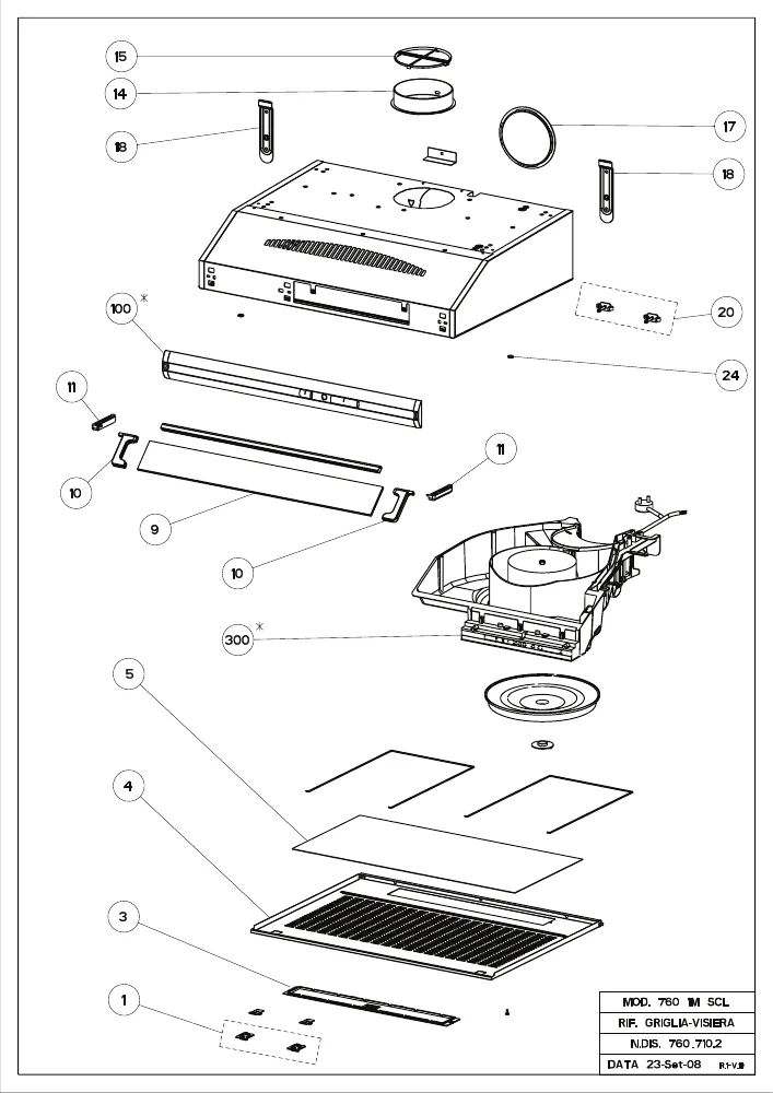 Vue éclatée BEKO CFB6432WH 8940711220
