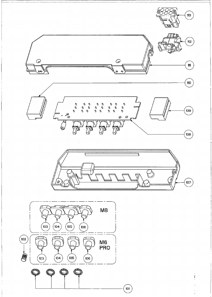 Vue éclatée BEKO CWB6441X 7818710210