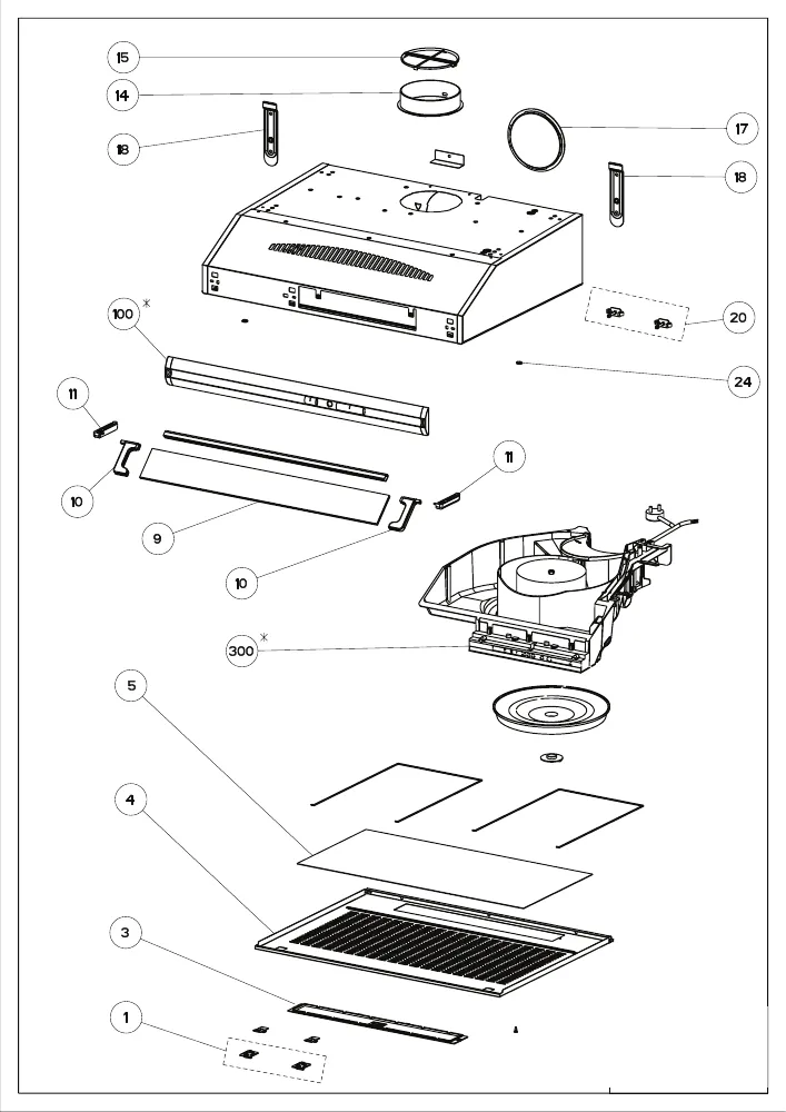Vue éclatée BEKO CFB6432WH 8940711200