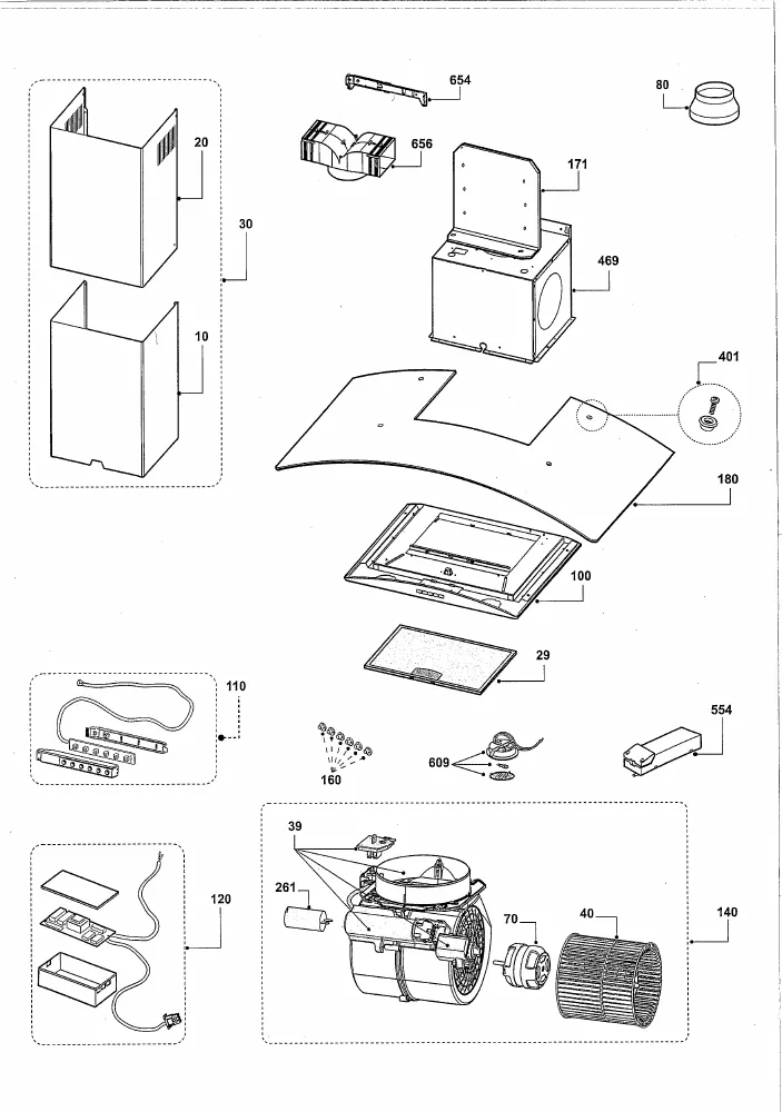 Vue éclatée BEKO HCG91531X 8848403200