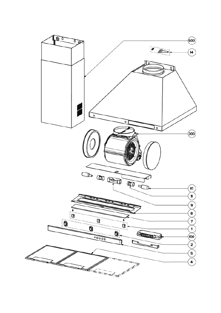 Vue éclatée BEKO CWB6441B 8970353200