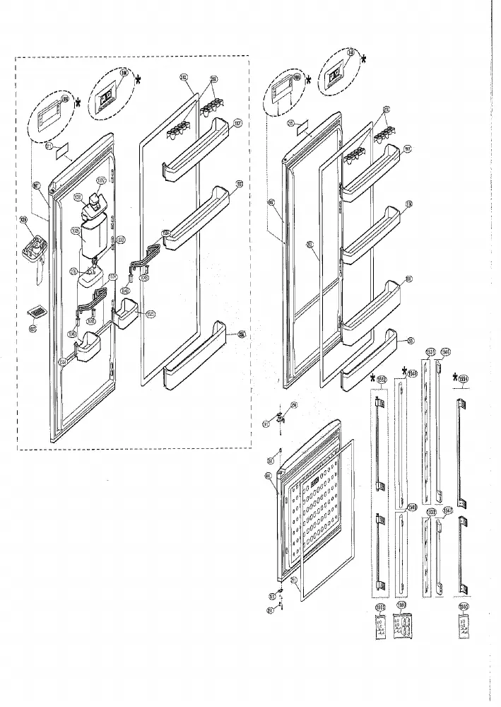 Vue éclatée BEKO CNE60520D 7245347614