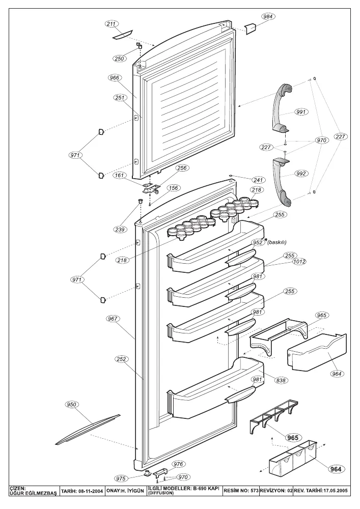 Vue éclatée BEKO DSE41320S 7238247686