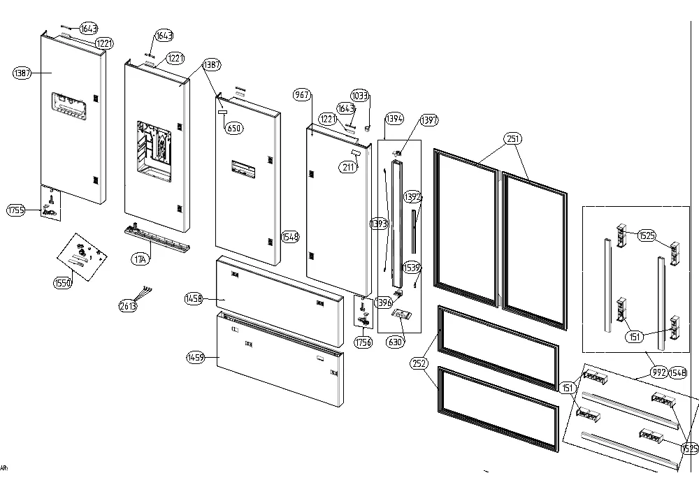 Vue éclatée BEKO REM60SN 7293443596