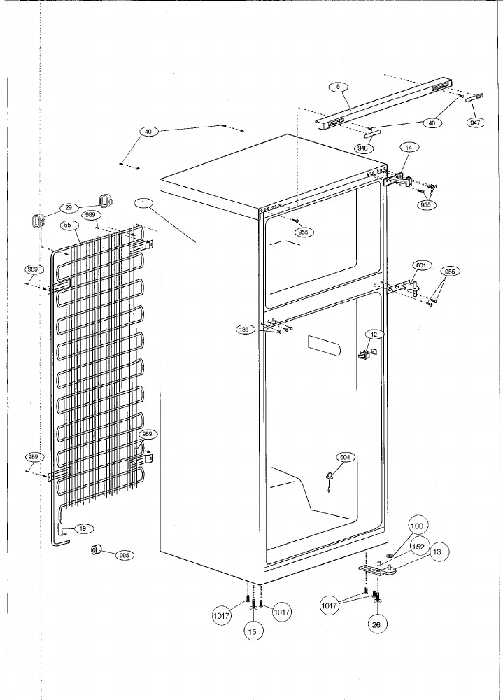 Vue éclatée BEKO DSE25022 7233347614