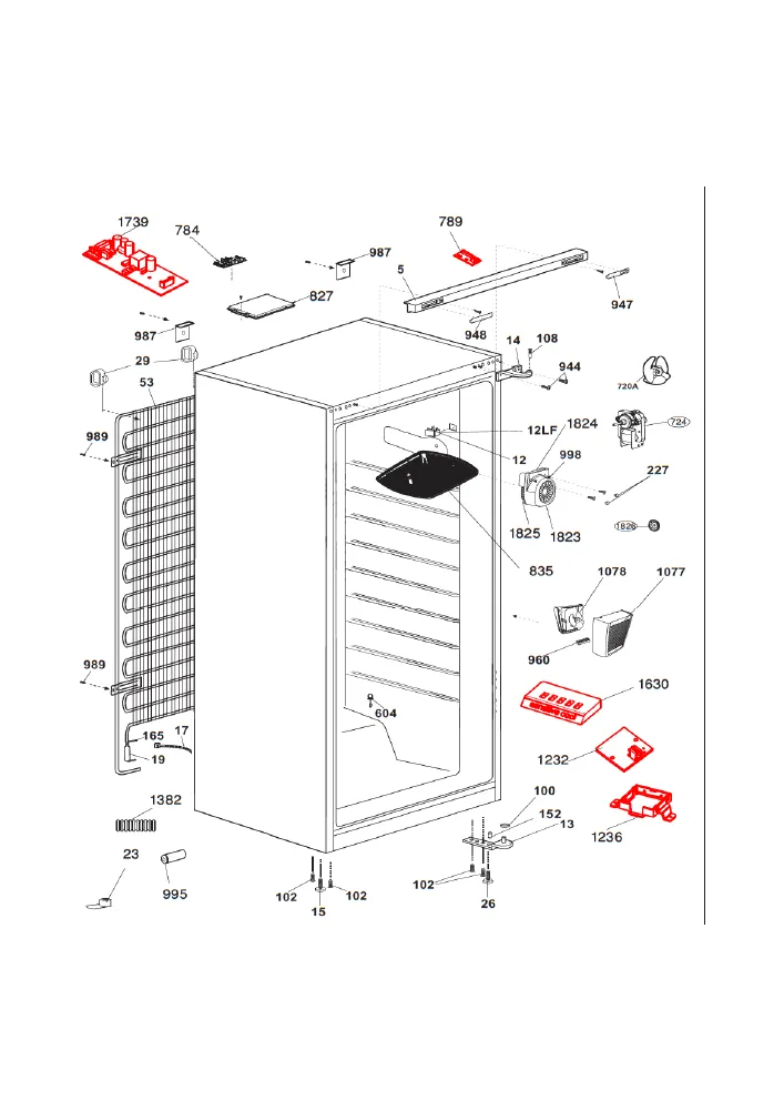 Vue éclatée BEKO SS137020DS 7253747616
