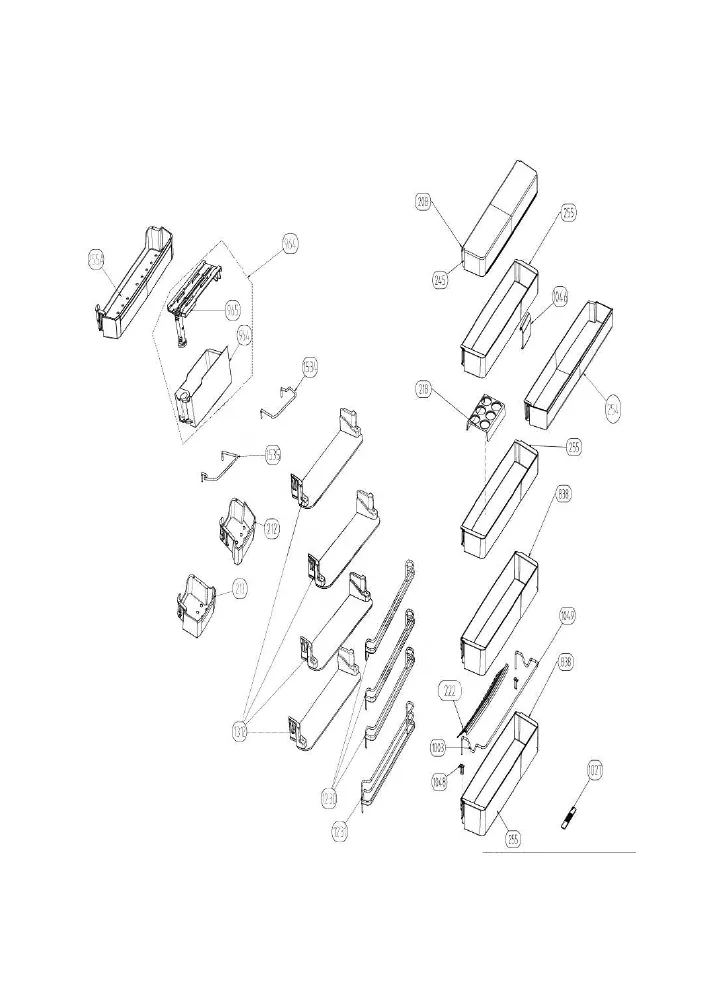 Vue éclatée BEKO RES44NW 7284640513