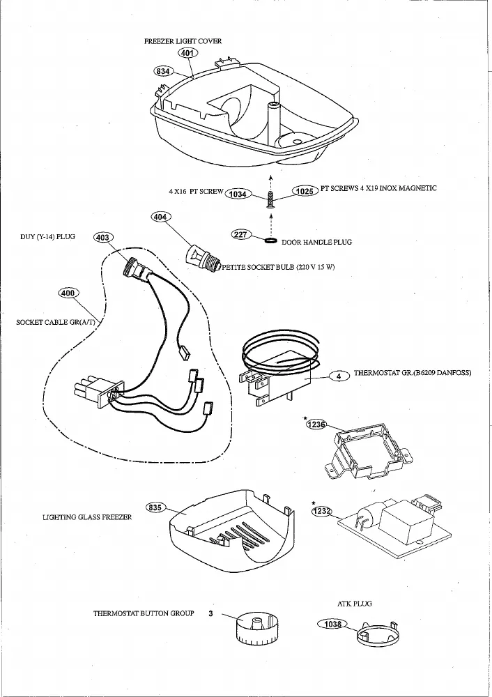 Vue éclatée BEKO CSE34022DP 7216247632