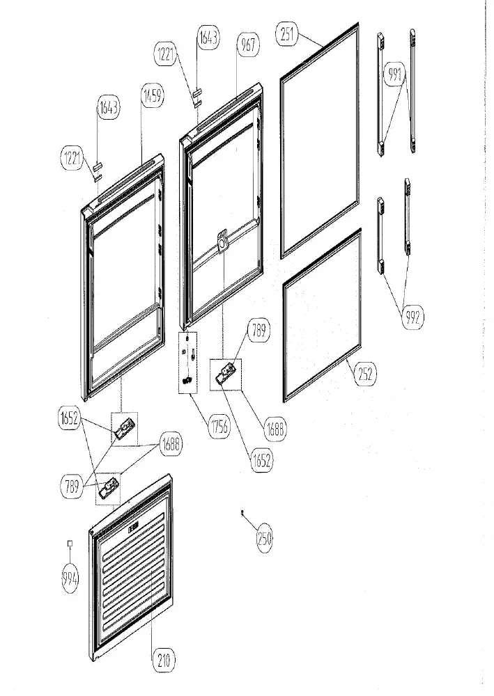 Vue éclatée BEKO CN161220D 7292444013