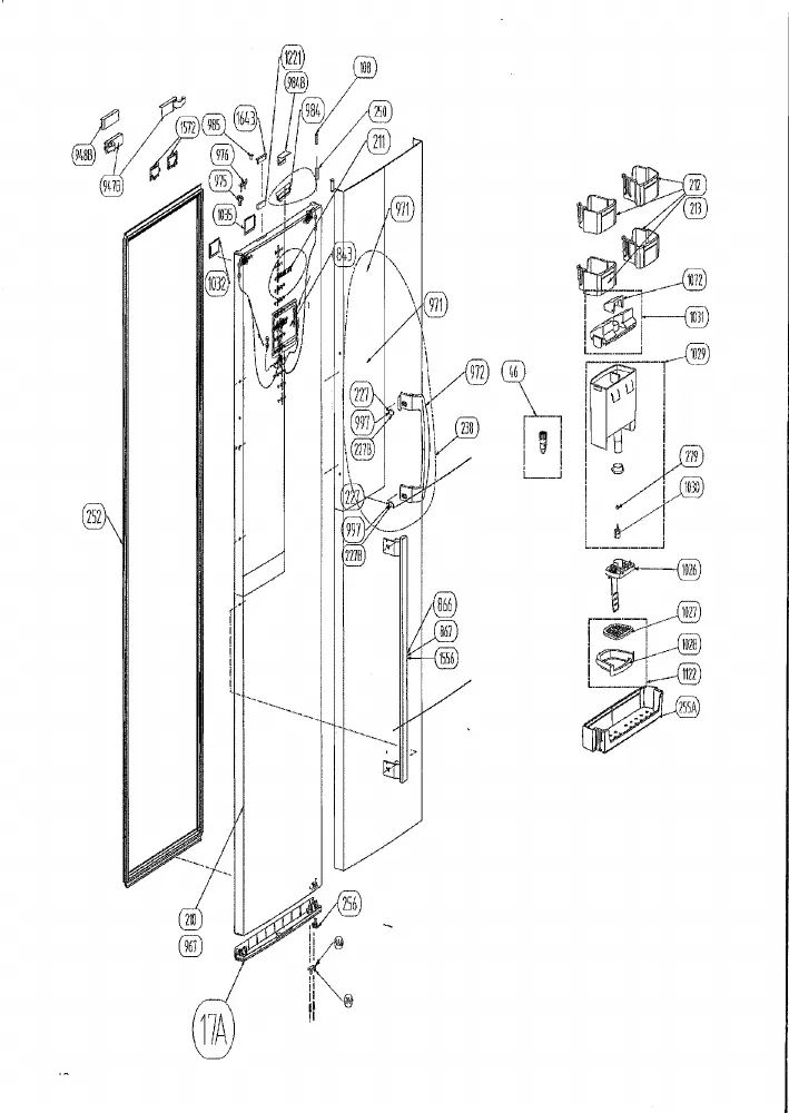 Vue éclatée BEKO RSNE445E33W 7278346918