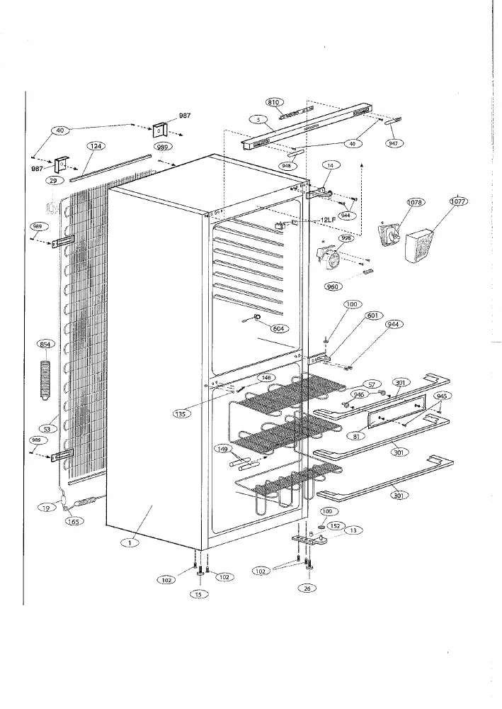 Vue éclatée BEKO CS134021DP 7250347633