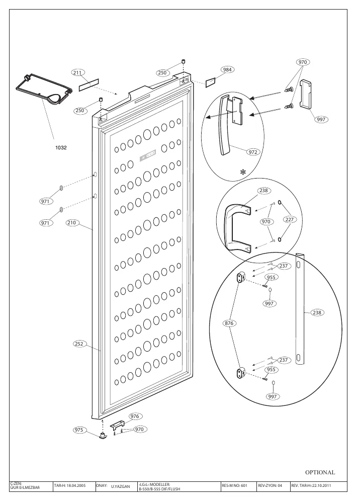 Vue éclatée BEKO FSE21300S 7201948783