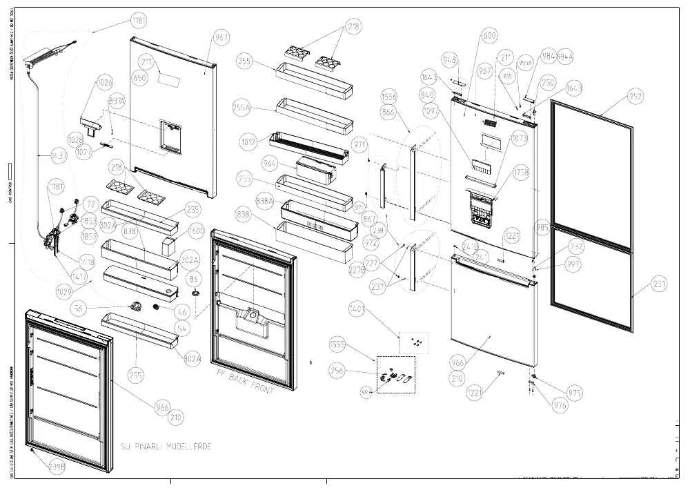 Vue éclatée BEKO RCNE520E30DZXP 7293547673