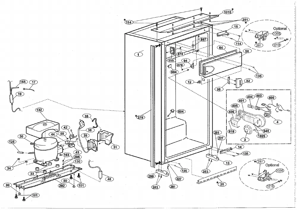 Vue éclatée BEKO RBI2301 6015476179