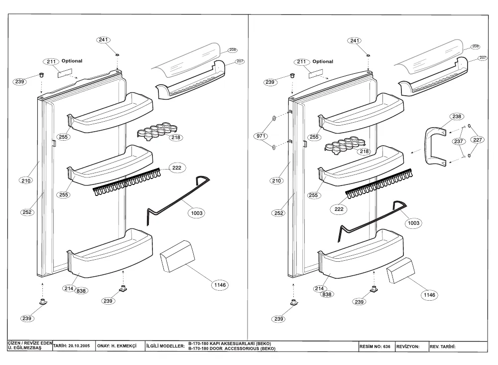 Vue éclatée BEKO TSE1231F 7226647611