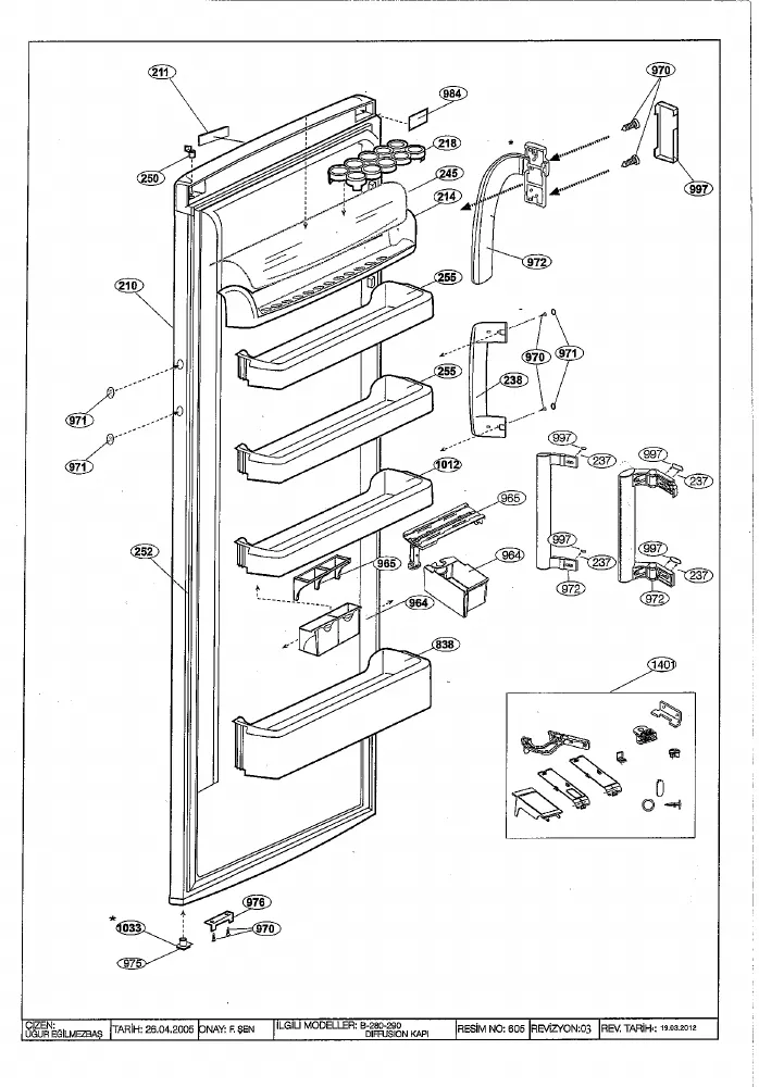 Vue éclatée BEKO SSE32001 7201547615