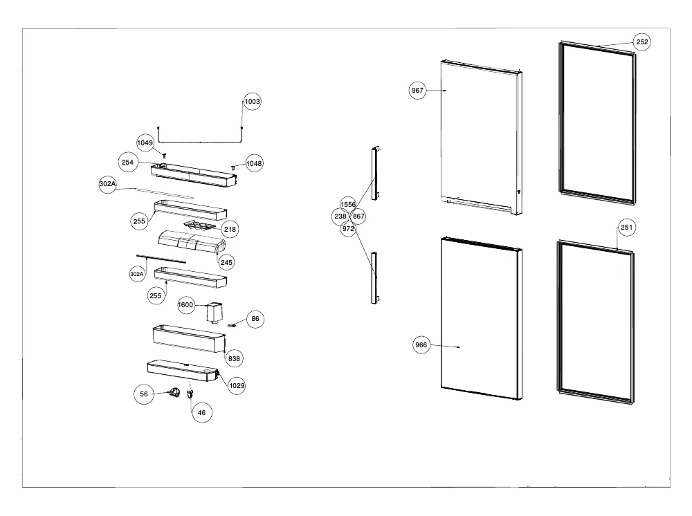 Vue éclatée BEKO RCHE390K30XPN 7294041301